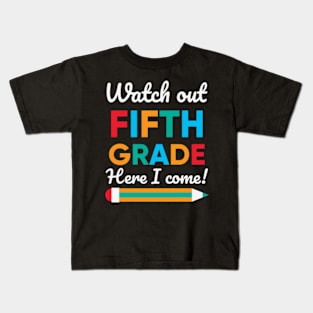 5th Fifth Grade Dabbing Sloth Kids T-Shirt